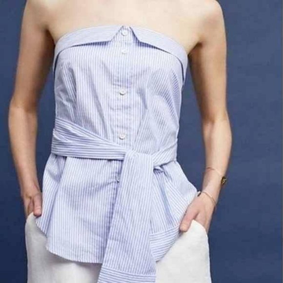 Maeve crop corset  Anthropologie  top size S - Picture 2 of 4